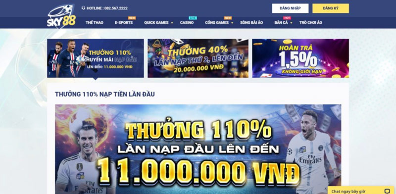 Khuyến mãi hiện tại của nhà cái